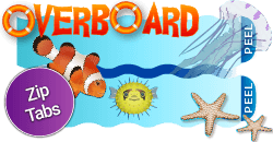 ZipTabs game: Overboard