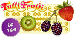 Ziptabs game: Tutti Frutti