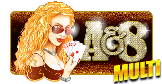 Video Poker game: A and 8 Multi